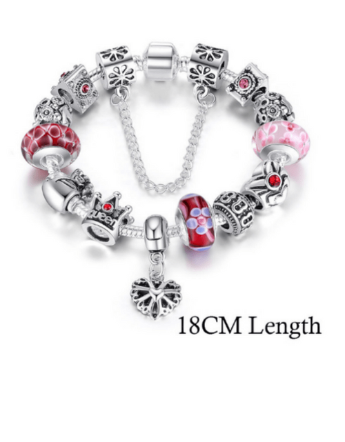 Load image into Gallery viewer, Silver Queen Charm Bracelet
