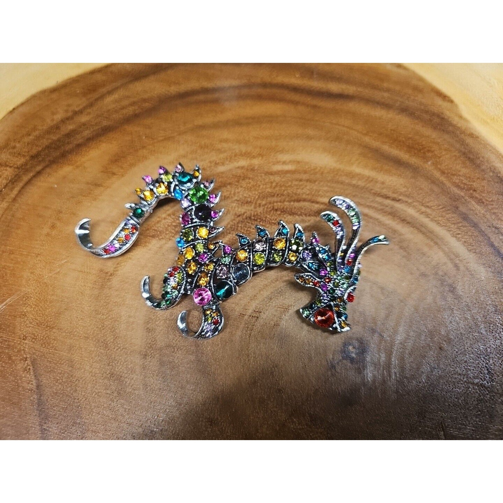 Chinese Dragon Brooch Pin