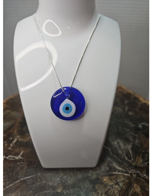 Load image into Gallery viewer, Evil Eye Necklace 925 Silver Chain Protection/Good Luck
