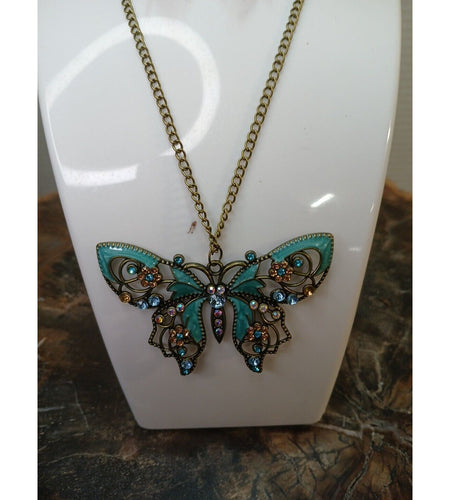 NATURAL STONE NECKLACE WITH EARRINGS