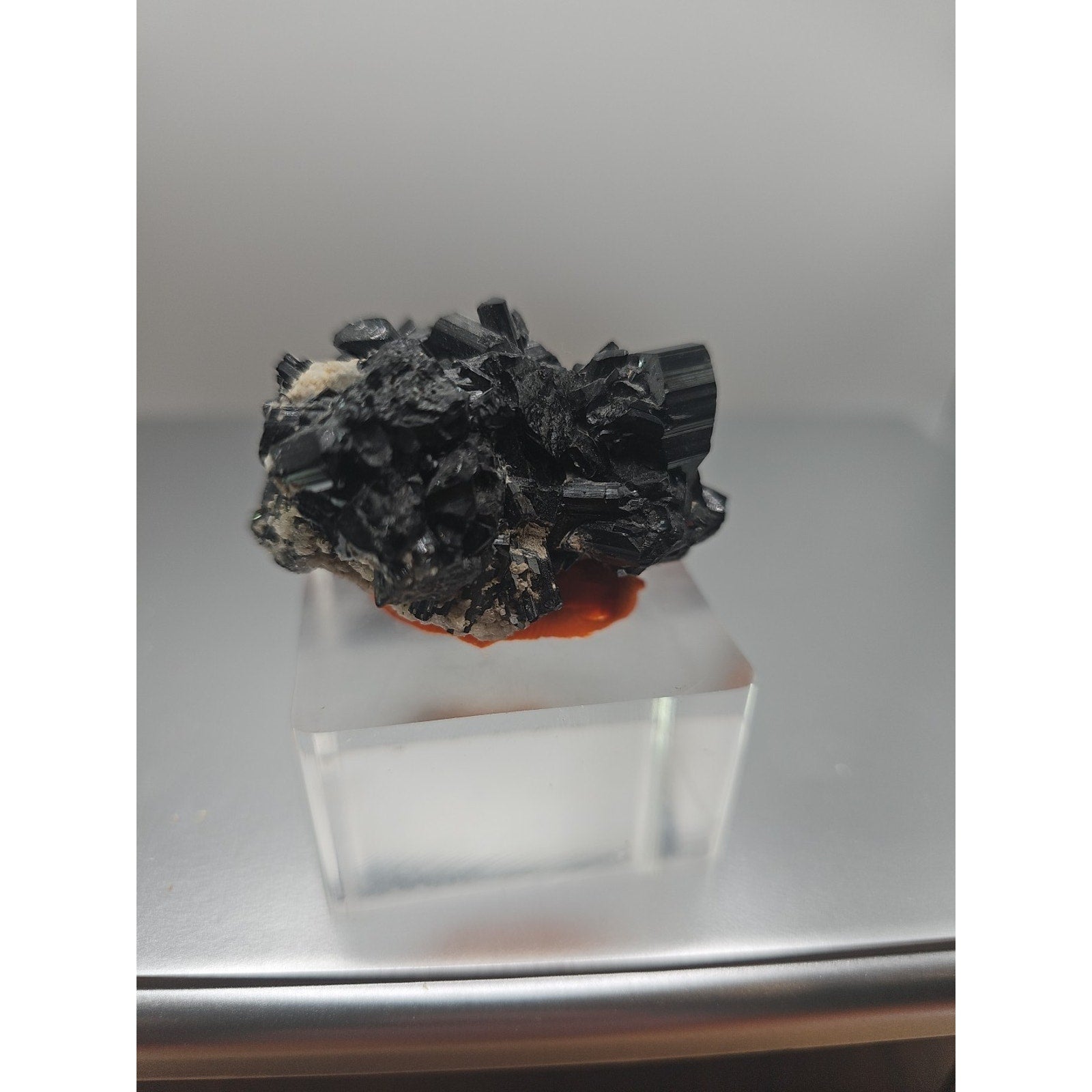 Black Tourmaline Crystal Specimen Rough Raw From Afghanistan 83grams