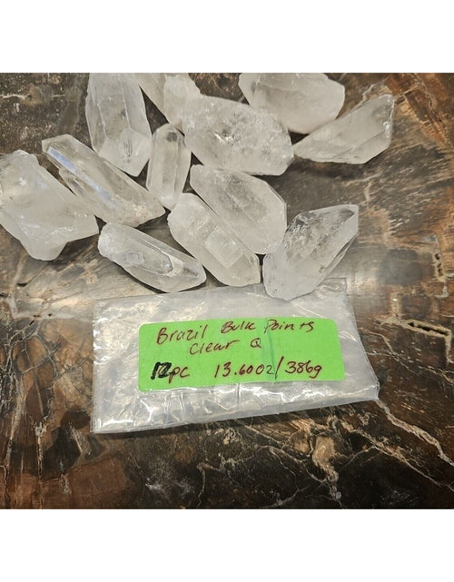 Load image into Gallery viewer, 13.7oz Quartz Crystal Points From Brazil
