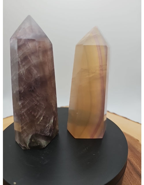 Load image into Gallery viewer, Fluorite crystals Set Of 2 1.69lbs
