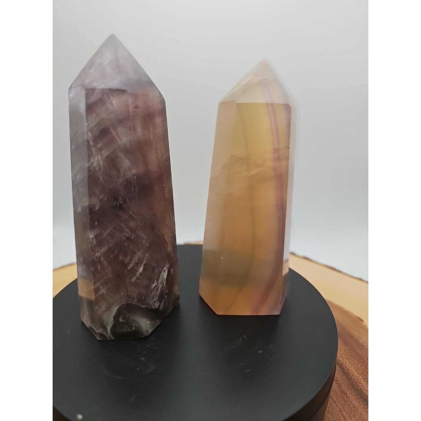 Fluorite crystals Set Of 2 1.69lbs