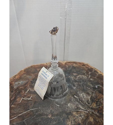 Crystal Bell Branderburg Hademade Limited edition.West Germany Berlin Wall