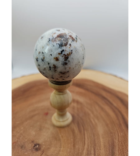 Ocean Jasper Sphere W/Stand 204g