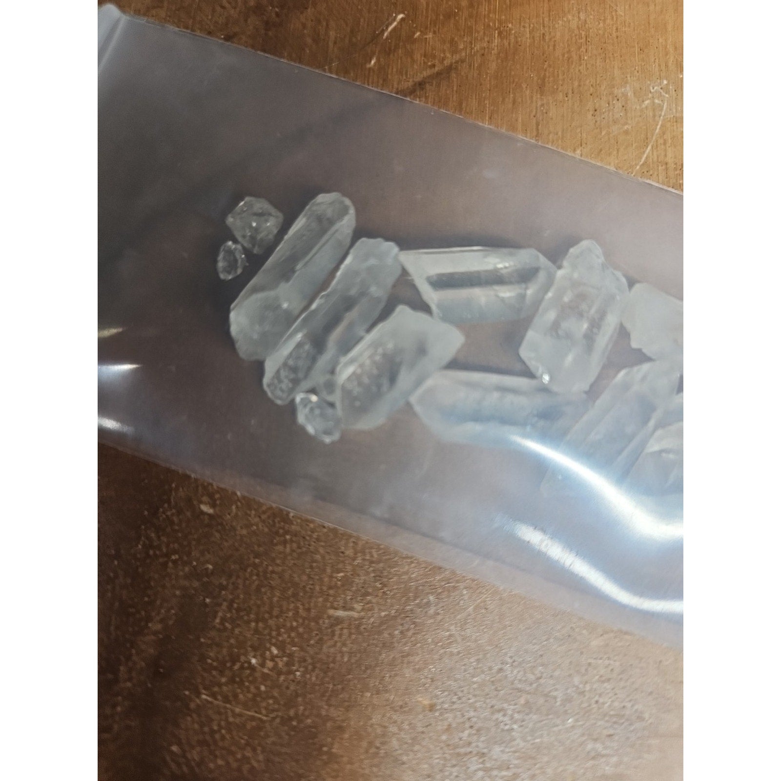 Herkimer Diamonds Loose 12pcs +some Really Small Pieces 21grams