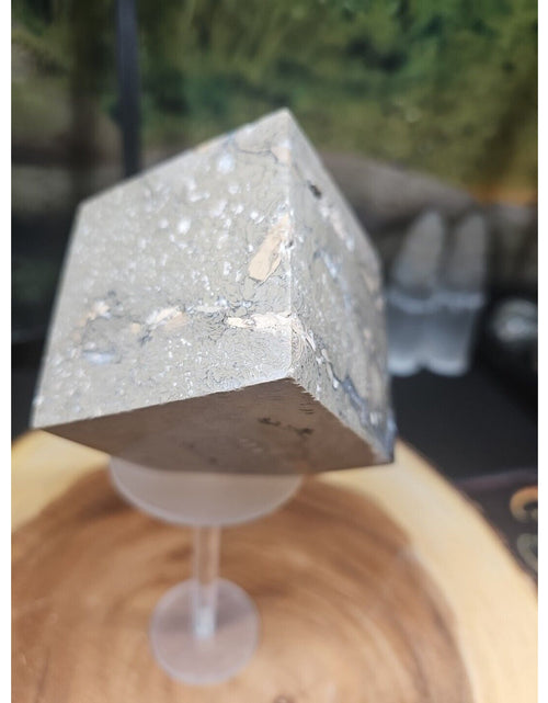 Load image into Gallery viewer, 2.41LB 1Pcs Natural Ocean Jasper Onyx Quartz Crystal Geode Square Heptahedron
