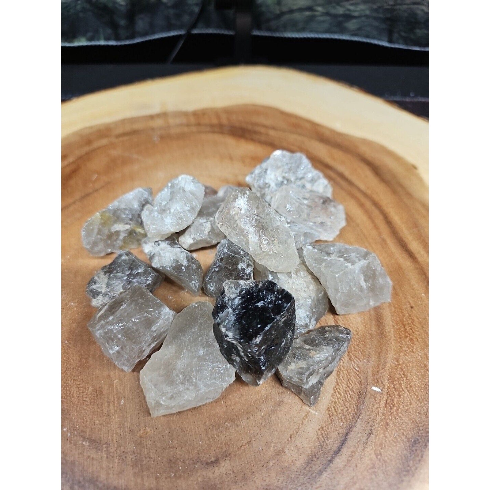 Smoky Quartz Crystal .75lbs 18pcs