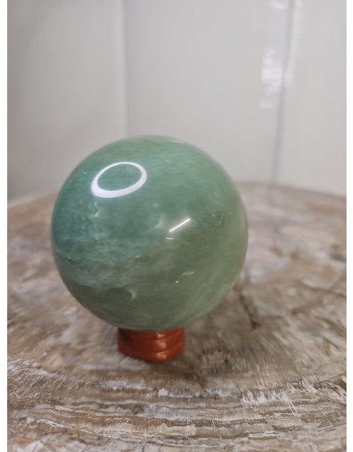 Load image into Gallery viewer, 426g Natural Quartz Crystal Jasper Sphere Ball Polished Healing W/Stand 67mm
