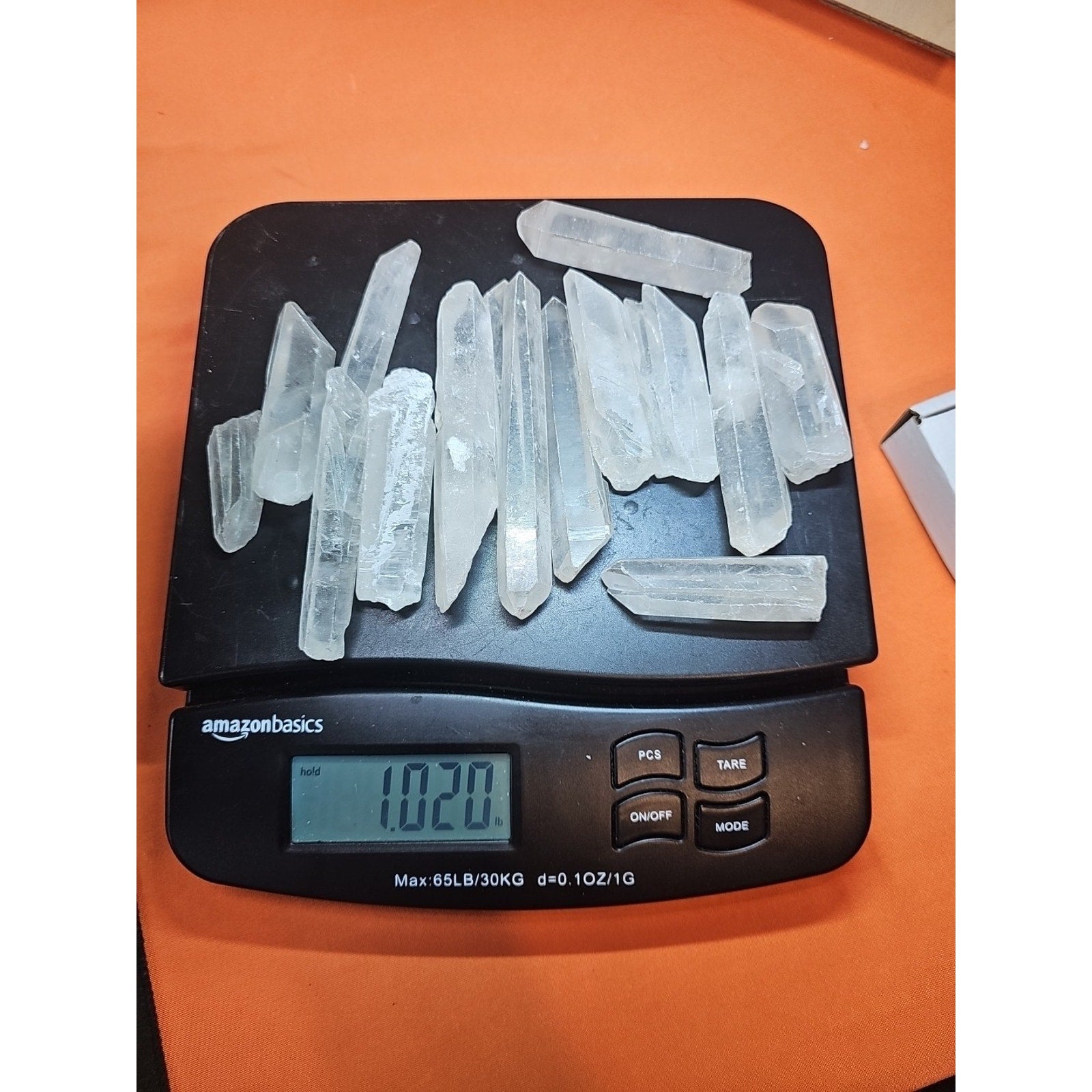 1lb Natural Clear Quartz Crystal Points Original Stones Brazil