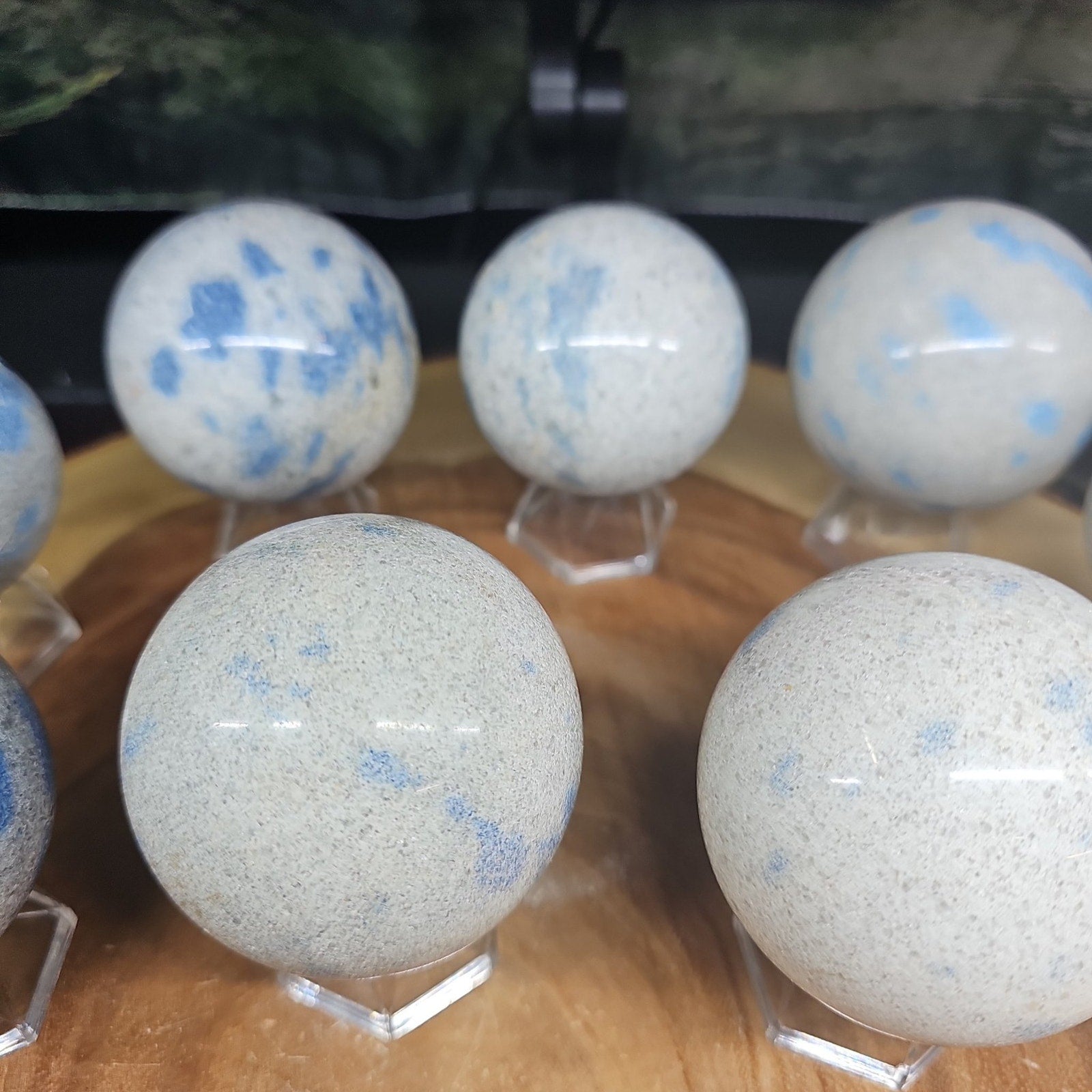 Lazurite Crystal Quartz sphere