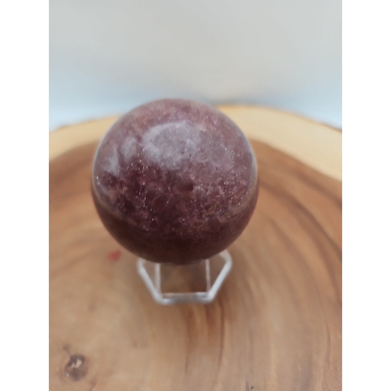 Strawberry Quartz Crystal Sphere 260g 55mm
