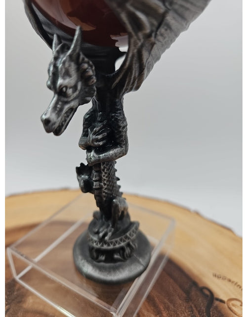 Load image into Gallery viewer, 1.3lb 75mm Carnelian Quartz W/Dragon Stand
