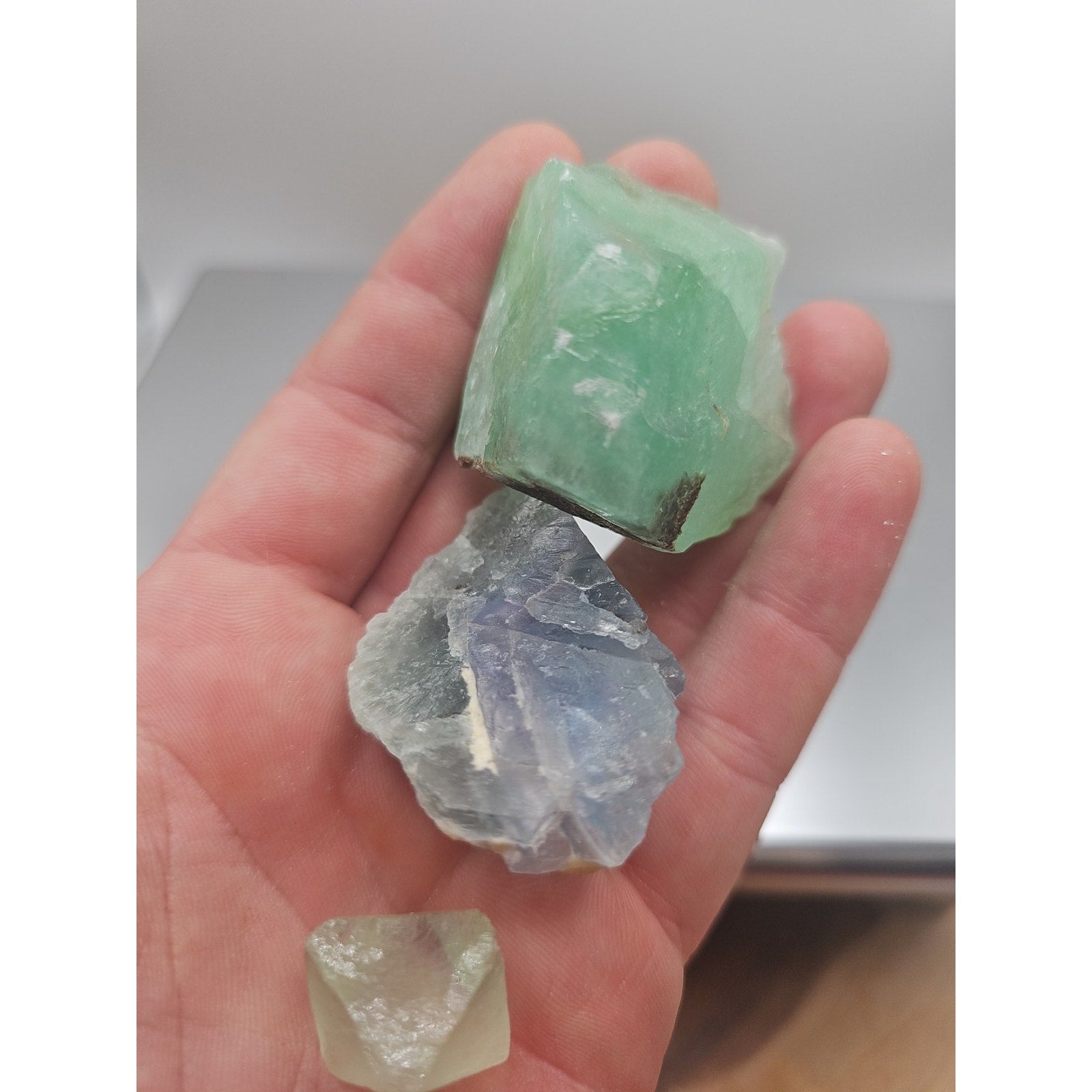 Flourite Specimens 3pcs .97oz