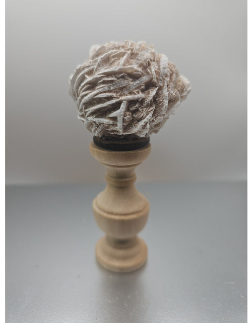 Load image into Gallery viewer, Desert Rose Crystal Stone W/stand 71grams
