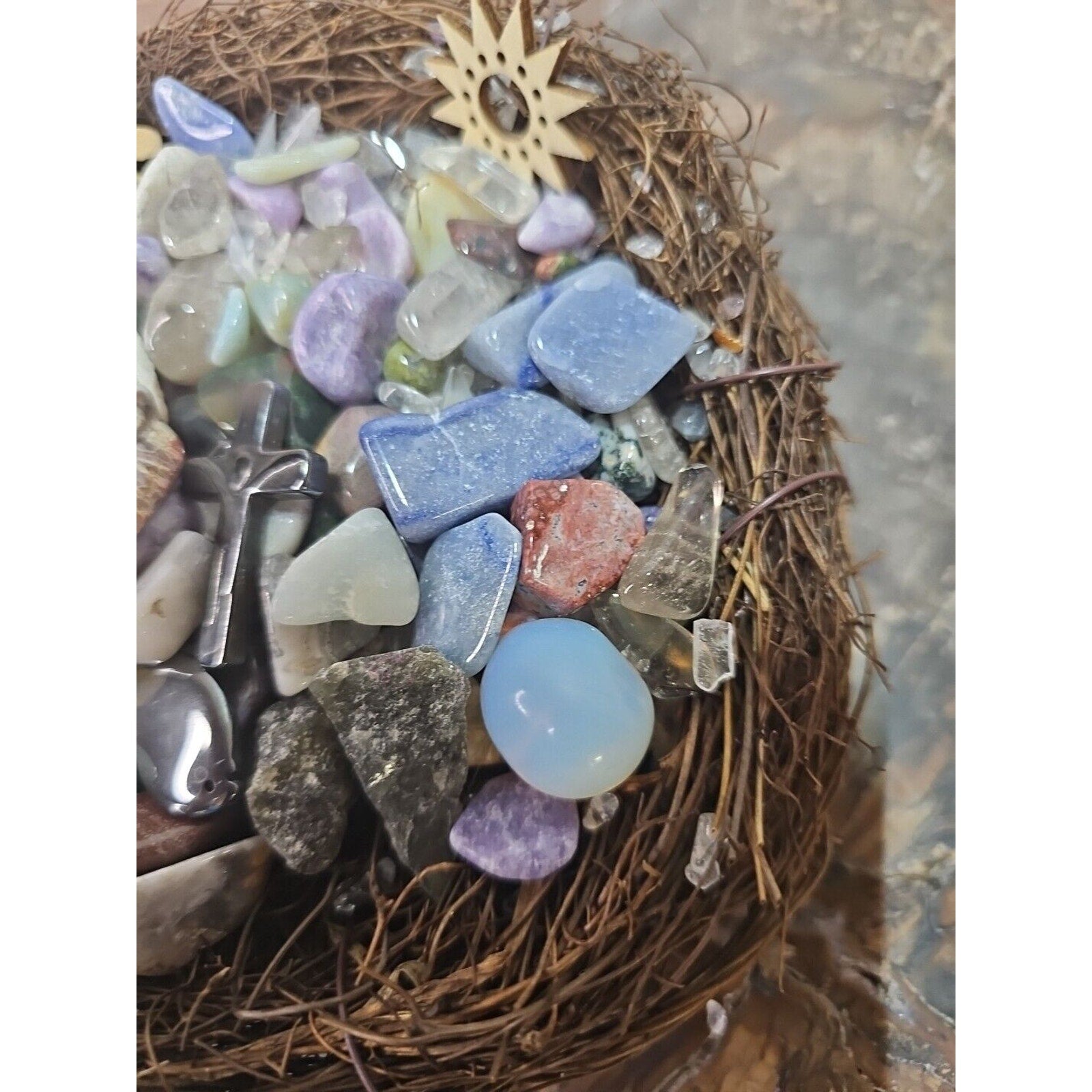 Tumbled Stones In Birds Nest 400g