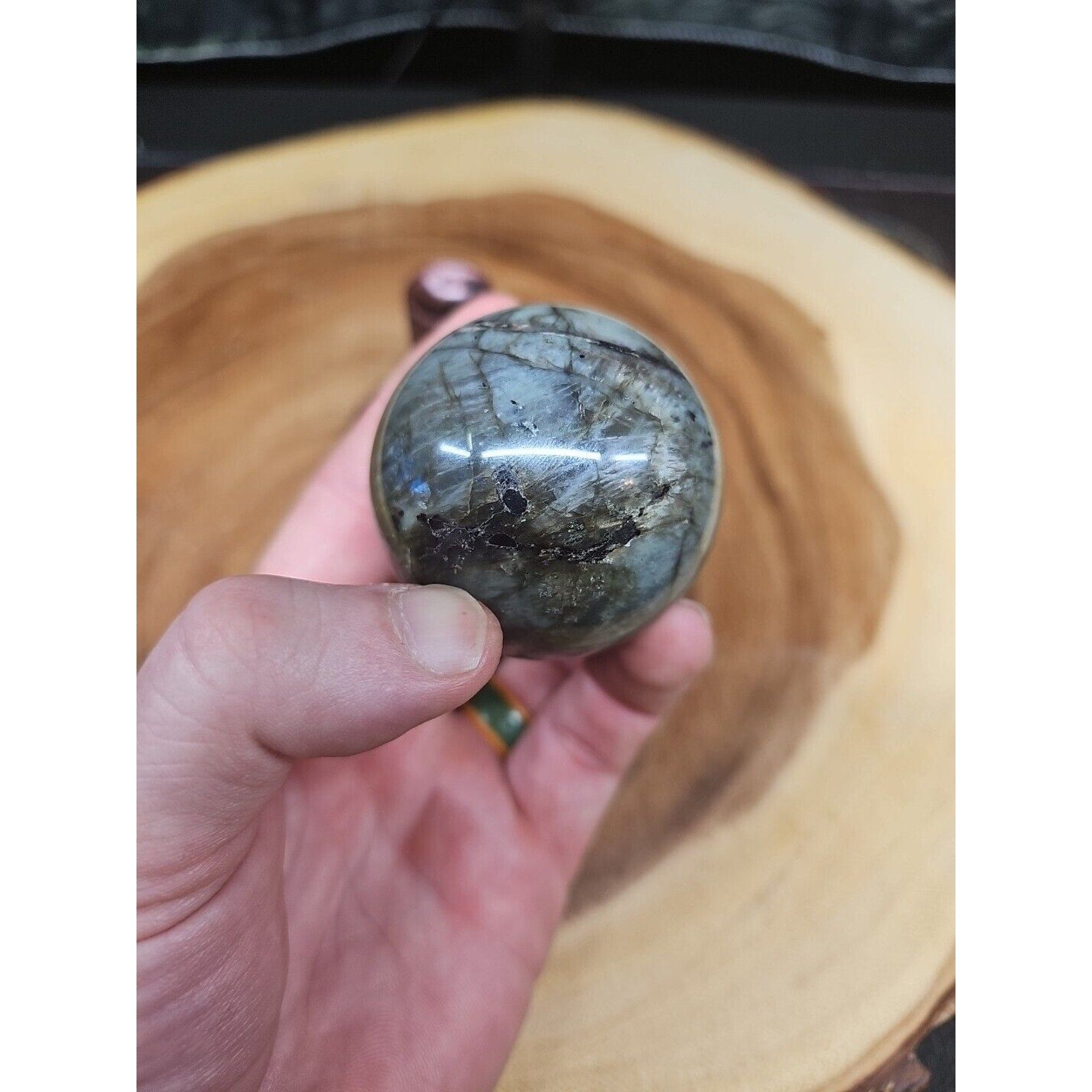 Labradorite Sphere 50mm W/Stand