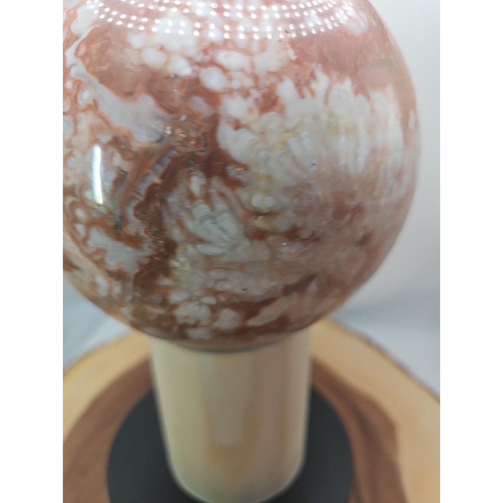 10.42LB Natural Chocolate Agate Sphere Ball Reiki Gem