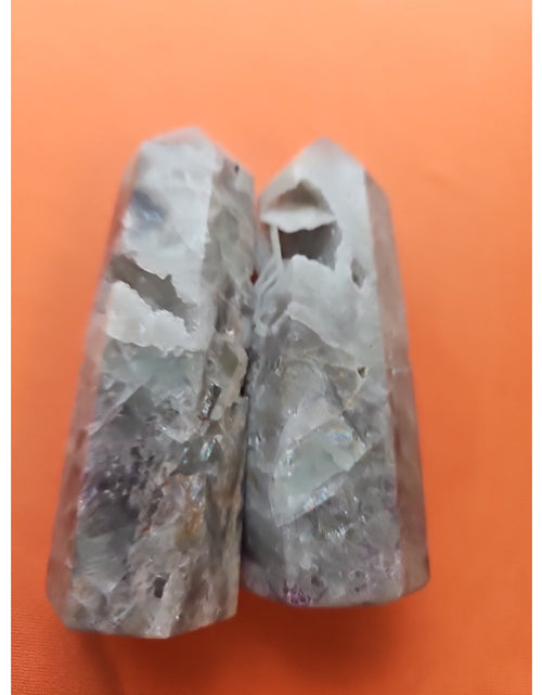 Load image into Gallery viewer, Fluorite Crystal Towers 1 Pair .56lb
