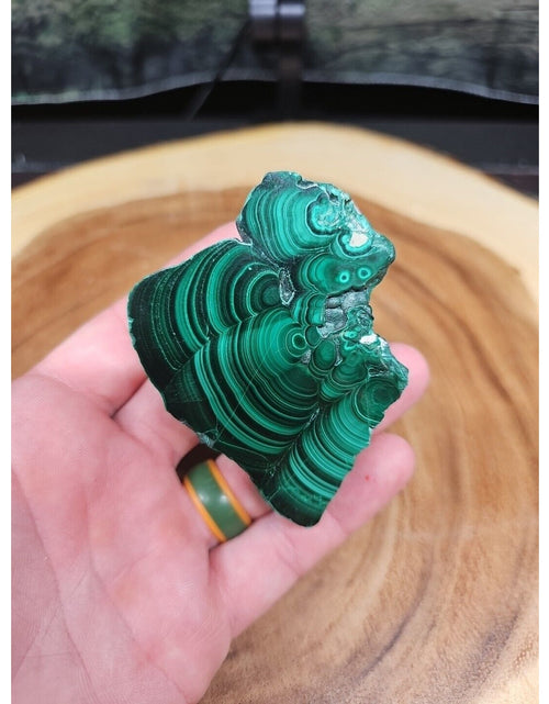 Load image into Gallery viewer, malachite Slice 4oz
