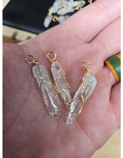Load image into Gallery viewer, Wire Wrap Quartz Crystal Lot Of 19
