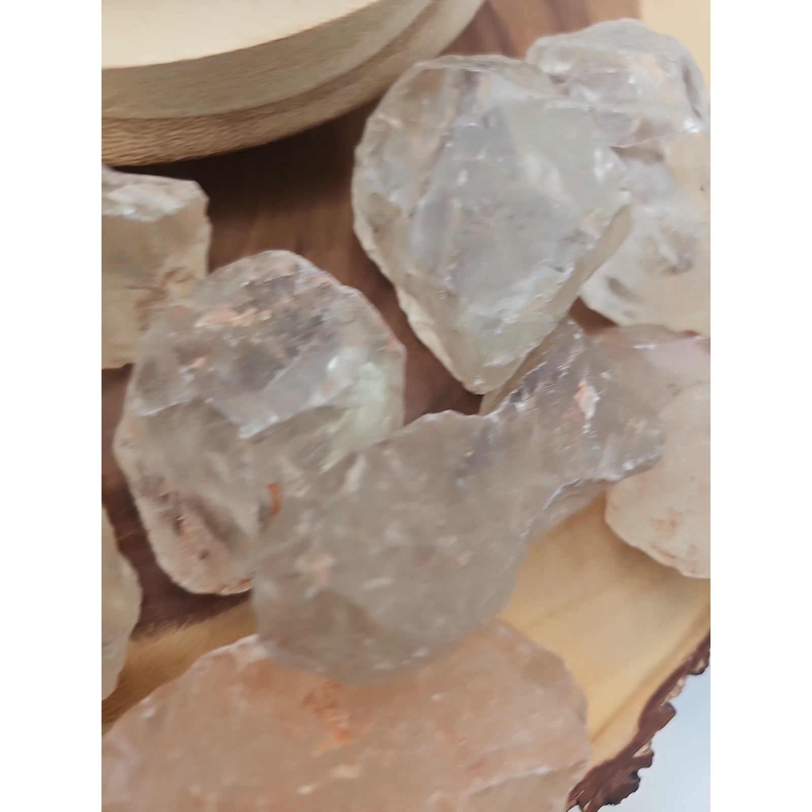 1lb Natural Raw Clear White Quartz Crystal Original Healing 5pcs Avg