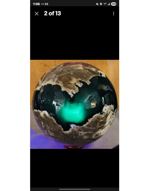 Load image into Gallery viewer, 5.83lb Natural Volcanic agate Quartz Magic Crystal Healing Ball Sphere Healing
