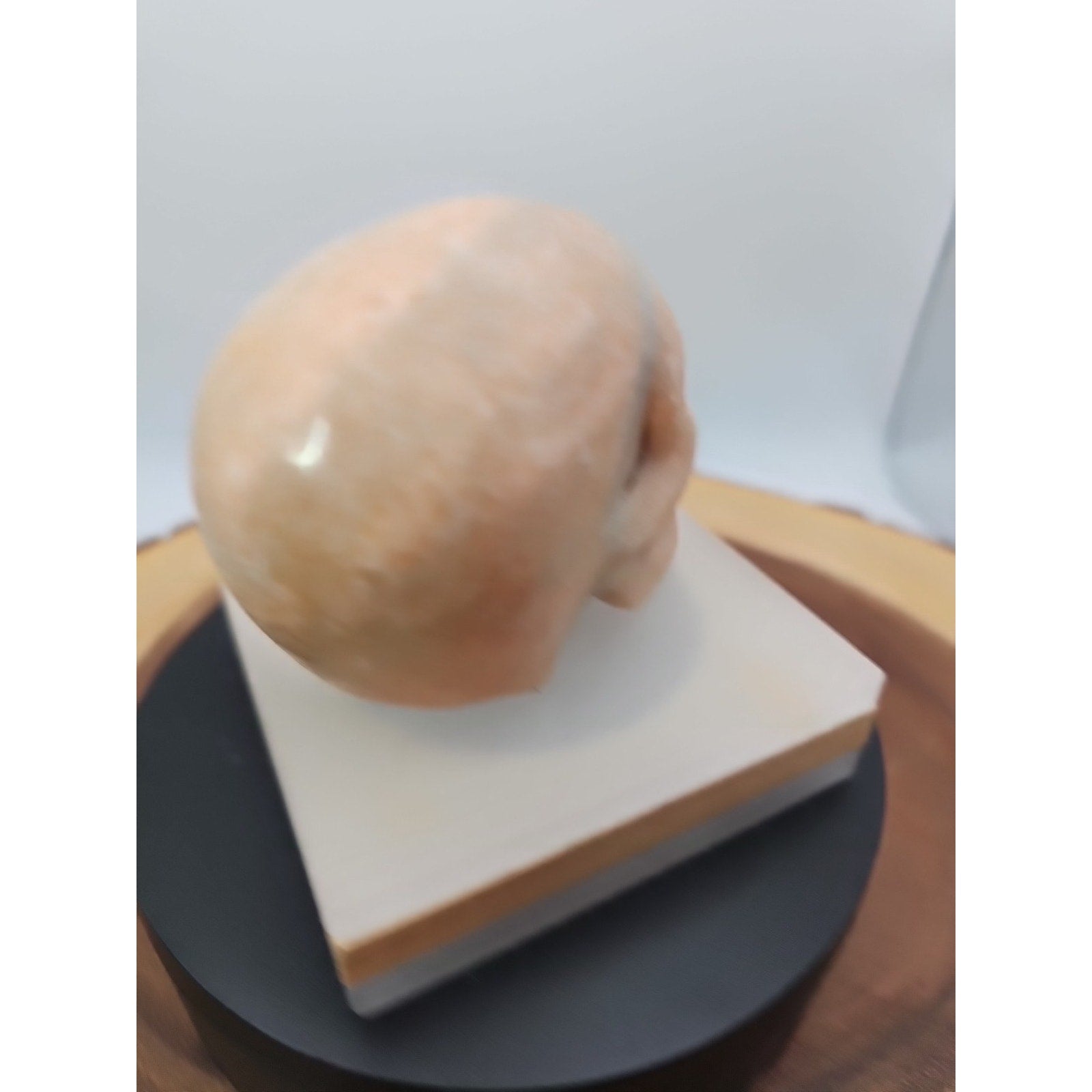 1.24lb Natural Jasper Calcite Skulls Crystal Carving Mixed Stones Healing