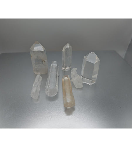 White Quartz Crystals 7pcs