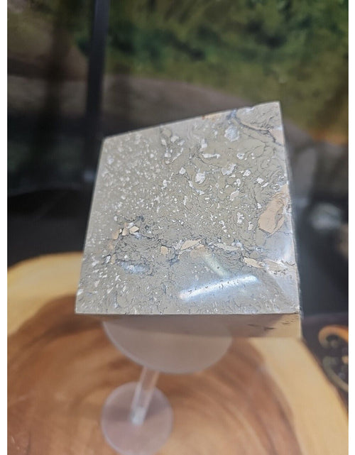 Load image into Gallery viewer, 2.41LB 1Pcs Natural Ocean Jasper Onyx Quartz Crystal Geode Square Heptahedron
