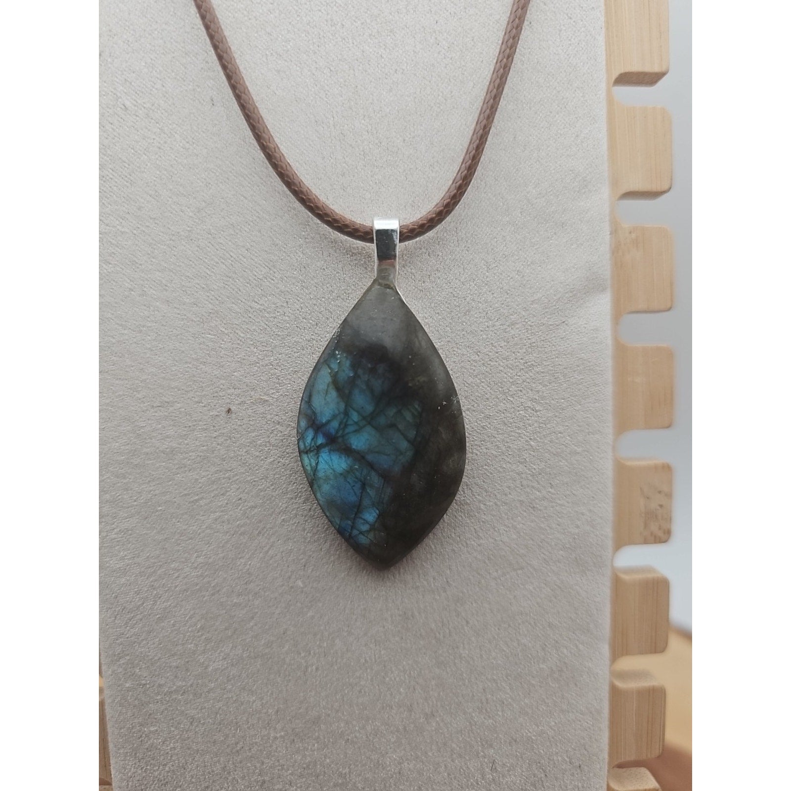 Labradorite Crystal Pendant 1 Each