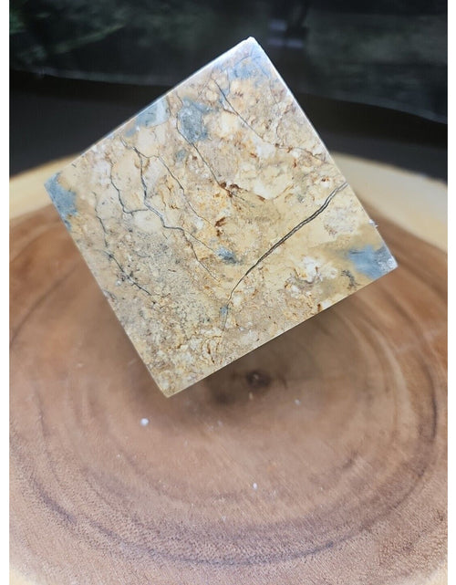 Load image into Gallery viewer, 2.24LB 1Pcs Natural Ocean Jasper Onyx Quartz Crystal Geode Square Heptahedron
