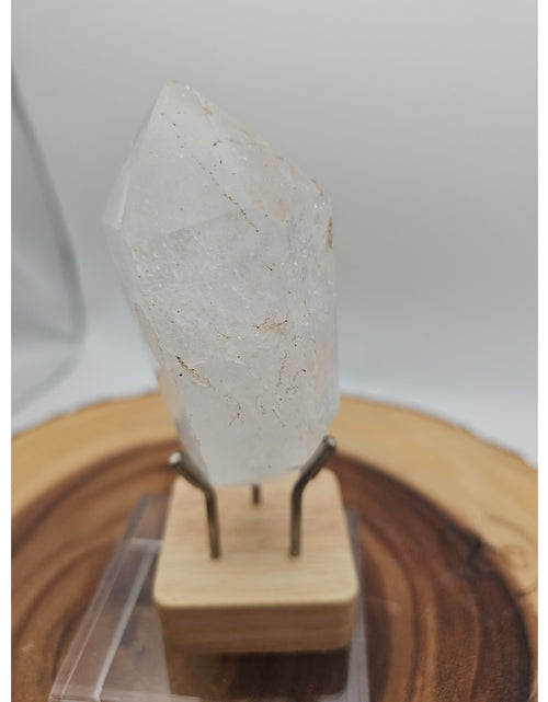 Load image into Gallery viewer, Quartz Crystal Point .49lb With Stand

