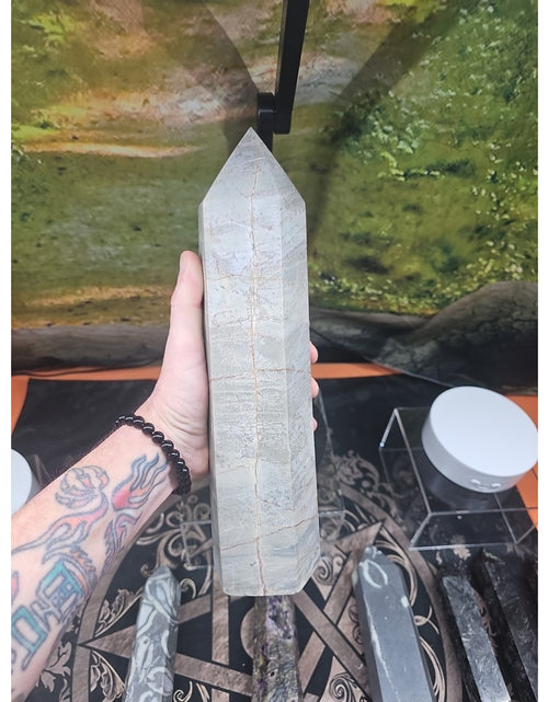 Load image into Gallery viewer, 6.66lbs 12in Tall Ocean Jasper Crystal Point
