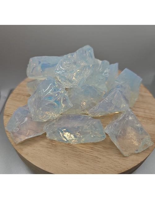 Load image into Gallery viewer, Opalite crystal Chucks 5pcs 4oz Avg
