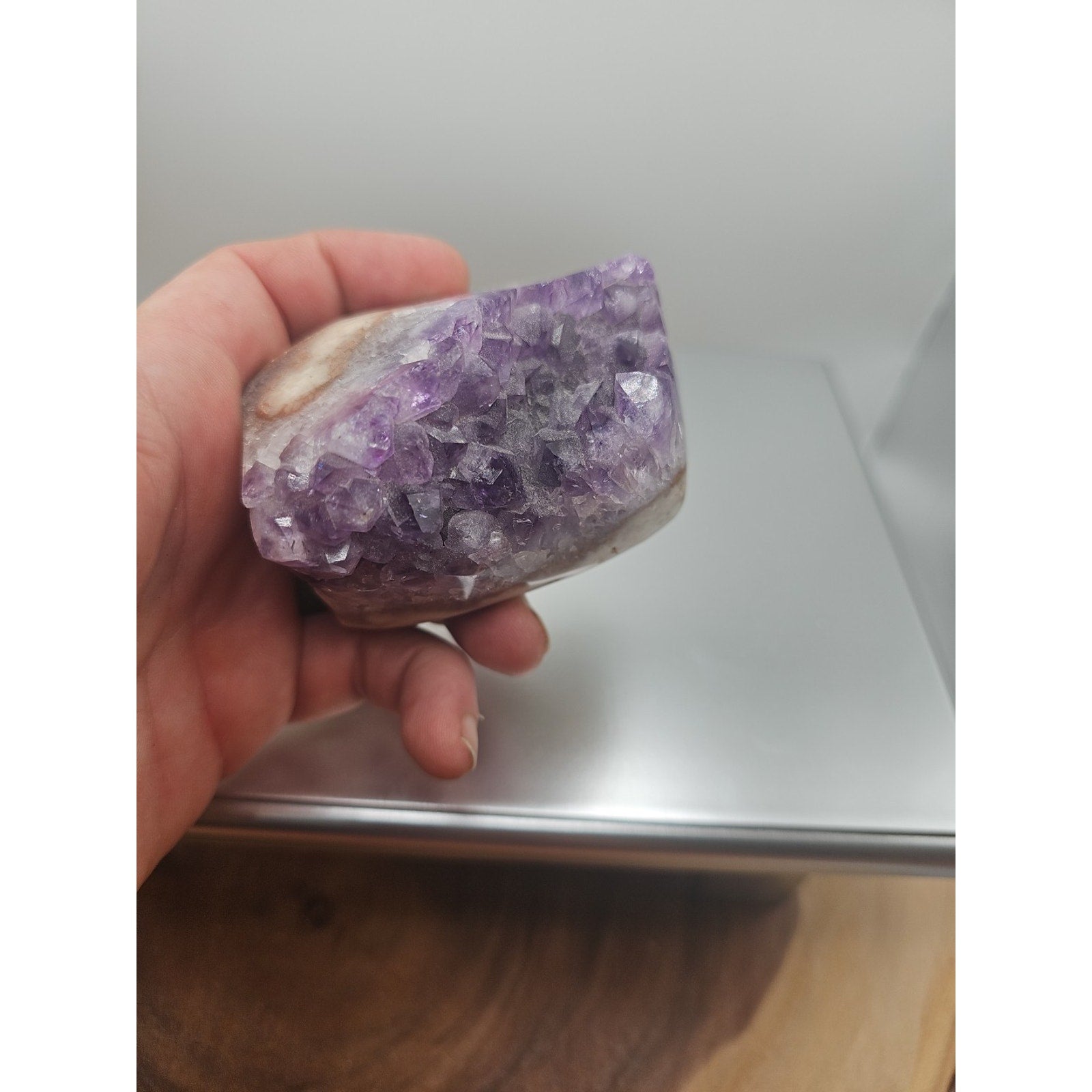 Amethyst Geode Cluster. .66lb