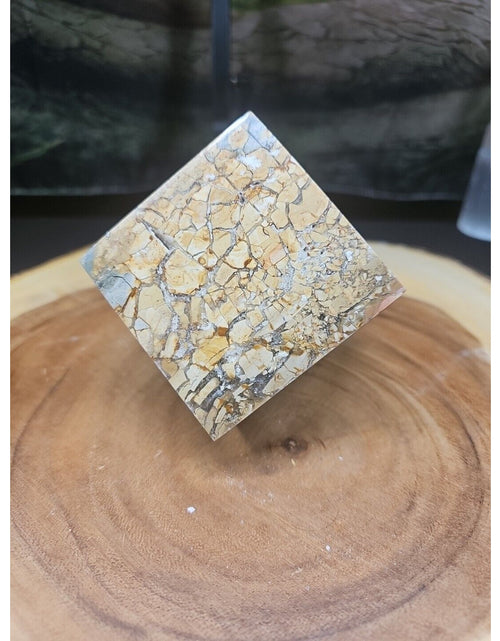 Load image into Gallery viewer, 2.24LB 1Pcs Natural Ocean Jasper Onyx Quartz Crystal Geode Square Heptahedron
