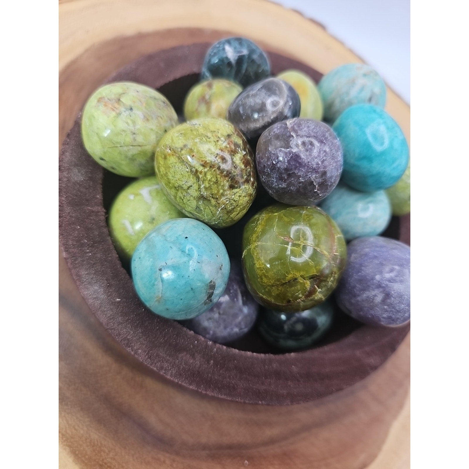 Ocean Jasper Spheres In Bowl 2lbs Of Stones