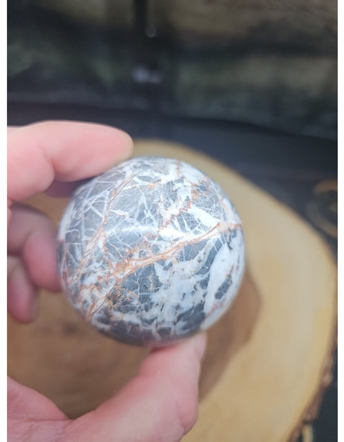 Load image into Gallery viewer, Natural Quartz Crystal Jasper Sphere Ball Polished 50-60mm &amp;stand
