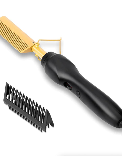 Load image into Gallery viewer, Hair Straightener Comb Pro Electric Beard Straightening Comb Heat Hot Comb Press
