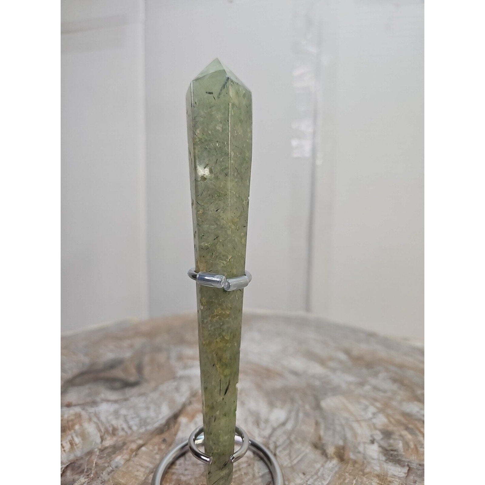 168g Grape Stone Scepter W/Stand 7in Long