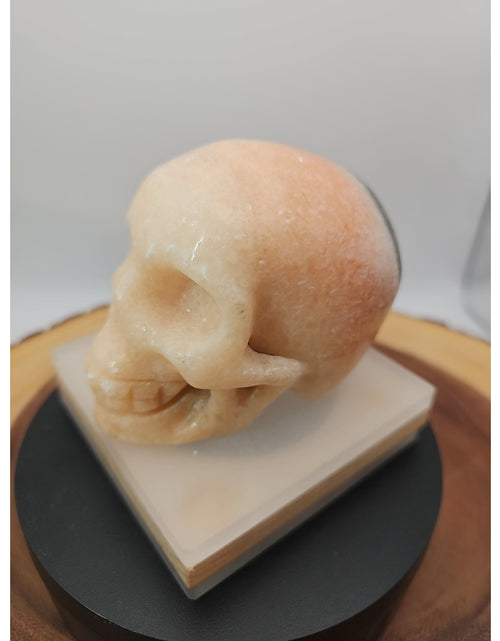 Load image into Gallery viewer, 1.56 Natural sunstone Skull Crystal Carving Mixed Stones Healing
