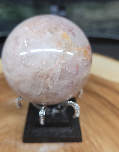 Load image into Gallery viewer, Ocean jasper quartz sphere
