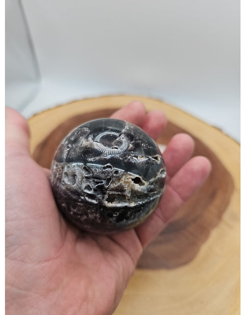 Load image into Gallery viewer, Ocean Jasper Sphere 63mm w/stand
