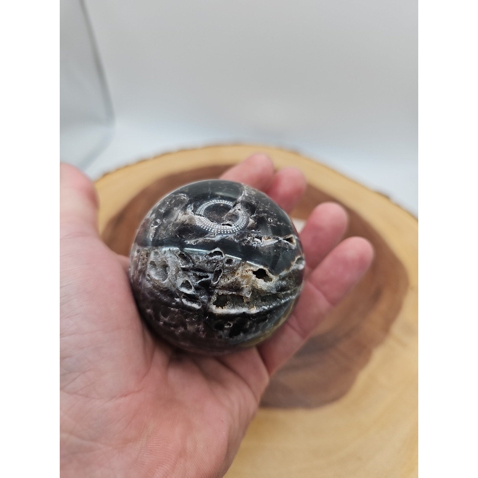 Ocean Jasper Sphere 63mm w/stand