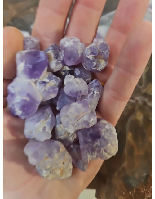 Load image into Gallery viewer, 1LB Raw Natural Purple Amethyst Quartz Crystal Points Rough Stone Jewelry Stone
