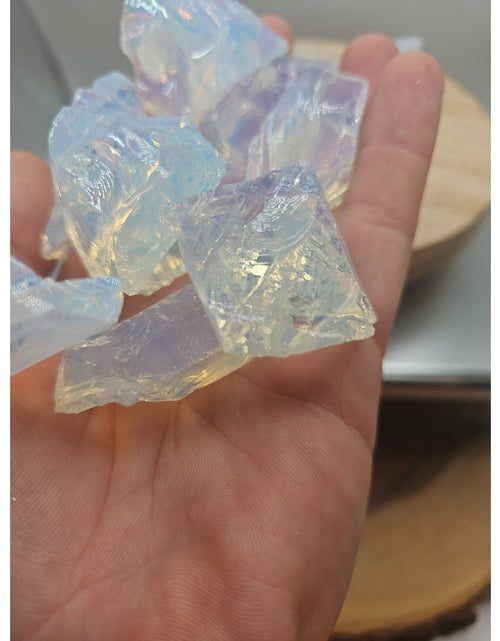 Load image into Gallery viewer, Opalite crystal Chucks 5pcs 4oz Avg
