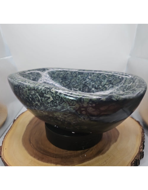 Load image into Gallery viewer, 14LB Natural Kambaba Jasper Quartz Crystal  Bowl

