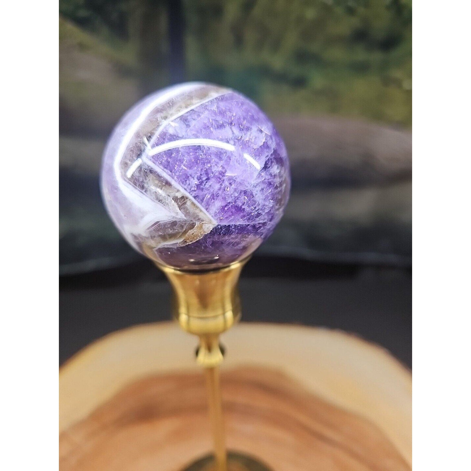 Amethyst Sphere 53mm W/Stand